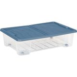 Tekerlekli Saklama Kutusu 15 Litre Gri
