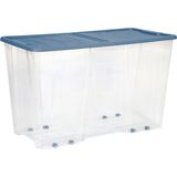 Tekerlekli Saklama Kutusu 50 Litre Gri
