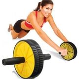 Tekerlekli Şınav Mekik Kardiyo Egzersiz Kas Spor Aleti Ayak Kol Karın Bacak Kası Geliştirme Set - Çok Renkli - Standart