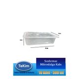 tekim temizlik ve ambalaj Sızdırmaz Saklama Kabı Mikrodalga Derin Dondurucu Buzluk ŞEFFAF Kapaklı 10lu