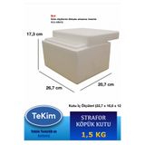 tekim temizlik ve ambalaj Strafor Köpük Kutu 1,5 kg