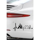 Tekin Store Çadır Kalp Atışı Hayat Monitör Sticker Yapıştırma