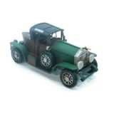Tekinhediyelik Dekoratif Vintage Metal Araba Biblo (Yeşil – Koleksiyonluk)