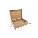 Tekir Store evinizi güzelleştirin Ahşap Dikdörtgen Ham Mdf Boyanabilir Saklama Kutusu Çok Amaçlı Organizer