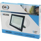 Tekli 200W LED Projektör 29X22CM Aydınlatma Açısı: 120 Derece 50.000 Saat Ömür MODEL-ARS200W - Çok Renkli