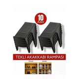 Tekli Ayakkabı Rampası Düzenleyici 10'Lu - Siyah