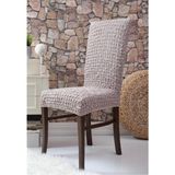 Tekli Bürümcük Lastikli Sandalye Örtüsü Standart - 35 x 55 cm - Kakao