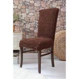 Tekli Bürümcük Lastikli Sandalye Örtüsü Standart - 35 x 55 cm - Koyu Kahve