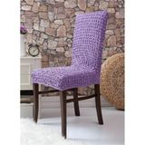 Tekli Bürümcük Lastikli Sandalye Örtüsü Standart - 35 x 55 cm - Lila