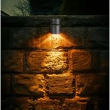 Tekli Çağlayan Aplik Ip54 Dış Mekan Zita Bahçe Aydınlatma Duvar Apliği + Gu10 Led Ampul (Turuncu) [Enerji Sınıfı A+]