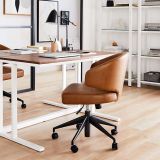 Tekli Desk Çalışma Masası Beyaz Ayak
