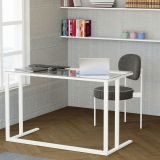 Tekli Desk Çalışma Masası, Beyaz