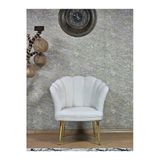 Tekli Gold Kaplama Sivriltme Ayak Krem Döşeme Papatya Çay Seti Koltuk Takımı , Balkon, Salon, Ofis, Cafe Koltuk Takımı