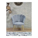 Tekli Gold Kaplama Tel Ayak Gri Döşeme Papatya Çay Seti Koltuk Takımı , Balkon, Salon, Ofis, Cafe Koltuk Takımı