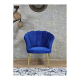 Tekli Gold Kaplama Tel Ayak Mavi Döşeme Papatya Çay Seti Koltuk Takımı , Balkon, Salon, Ofis, Cafe Koltuk Takımı