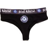 Tekli Kadın Cheeky Külot - Nazar Siyah XS
