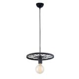 TEKLİ METAL SARKIT AVİZE MAT SİYAH AMPUL HARİÇTİR MYL002804