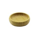 TEKLİ - MİNİ=8.5CM AHŞAP BAMBU ÇEREZLİK - LOKUMLUK KASE (5264)
