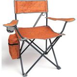 Tekli Termal Cepli Katlanır Plaj Piknik Kamp Sandalyesi Rejisör Koltuğu Turuncu Tek Kişilik Katlana - 6456 Ecorce Tube Marron - Polyester
