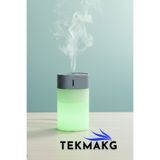 TEKMAKG 260 ml Ultrasonik Hava Nemlendirici Buhar Makinesi 4-6 Saat Mini Taşınabilir USB