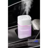 TEKMAKG 400ml Ultrasonik Hava Nemlendirici Oda Araç Buhar Makinesi Renkli LED Işıklı Aroma Difüzörü