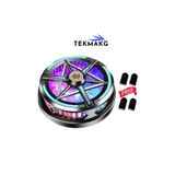 TEKMAKG RGB Işıklı Oyuncu Telefon, Tablet Soğutucu Fanı, Sessiz Güçlü Mobil, tablet Gaming Soğutucu