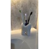 tekmation Diş Şeklinde Diş Fırçalık, Dekoratif Diş Fırçalığı