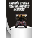 Tekn Kablosuz Oyun Kolu Bluetooth Joystick Gamepad Android Uyumlu Najmaddin - Renkli