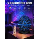 Tekn Yumurta Şeklinde Su Dalgalı Bluetooth Speaker Lamba Renkli Şarjlı Yeni Nesil Najmaddin