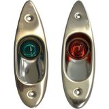 Tekne Burun Seyir Feneri. Paslanmaz. 12V. Led. Gömme Seyir Feneri
