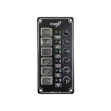 Tekne Karavan 6lı Sigorta Paneli Cam Sigortalı - Marin Tip Siyah