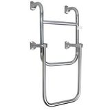 TEKNE MERDİVENİ KATLANIR 2+1 KROM 65cm