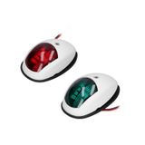 Tekne Seyir Feneri. 12v. Beyaz. Led İskele Sancak Feneri Takım
