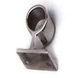 Tekne Tutamak Ayağı. 25mm. Kapalı Model. Krom Tente Tutamak Ayağı