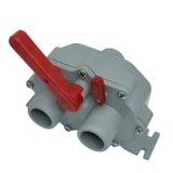 Tekne Üç Yollu Vana. 19mm. Sealux. Plastik 3/4"