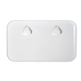 TEKNE VE KARAVAN İÇİN PLASTİK KAPAK BEYAZ 355x603 mm