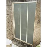 Teknesiz Plastik Mika Camlı Duşakabin ND402 - 105 CM