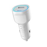 TEKNETSTORE 40w Araba Çakmaklık Hızlı Şarj Type-c Ve Usb Çıkışlı PD Şarj Aleti Işıklı Apple Android Tam Uyumlu
