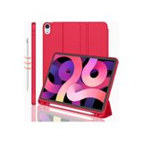 Teknetstore Apple Ipad 10. Nesil 10,9 İnç 2022 Ile Uyumlu Kılıf, Kalem Bölmeli, Uyku Modlu, Standlı, Kırmızı, iPad 10. Nesil