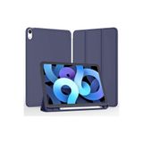 Teknetstore Apple Ipad 10. Nesil 10,9 İnç Ile Uyumlu Kılıf, Kalem Bölmeli, Uyku Modlu, Standlı, Silikon, Lacivert, A2757 A2777 A2696, iPad 10. Nesil