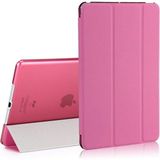 TEKNETSTORE Apple Ipad Air 1 / 2 Ipad Nesil 9.7 Kılıf Pu Deri Smart Case A1566 A1567 Gri - Pembe