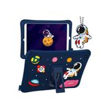TEKNETSTORE Apple Ipad Pro 4. Nesil M2 2022 11 Inç Tablet Uyumlu Astronot Çocuk Kılıfı Karakterli Eğlenceli