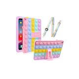 TEKNETSTORE Apple Ipad Pro 4. Nesil M2 2022 11 Inç Tablet Uyumlu Popit Çocuk Kılıfı Karakterli Eğlenceli