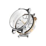 TEKNETSTORE Huawei Watch GT5 41mm ile Uyumlu Kılıf Kasa ve Ekran Koruyucu, 360 Tam Koruma, Gümüş