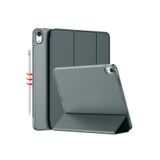 TEKNETSTORE iPad 10. Nesil 10.9 inç / 11. Nesil A16 11 inç ile Uyumlu Tablet Kılıfı, Ön Arka Tam Koruma, Standlı Katlanır, Uzay Grisi