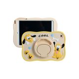 TEKNETSTORE Ipad 8. Ve 9. Nesil 10.2 Inç 2020/2021 Uyumlu Çocuk Tablet Kılıfı Sevimli Köpek Askılı Stand Koruma