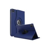 TEKNETSTORE iPad Air 13 inç 2024 M2 ile Uyumlu 360° Dönen Uyku Modlu Standlı PU Deri Tablet Kılıfı, Lacivert