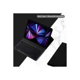 TEKNETSTORE iPad Air 5. Nesil 10.9 inç M1 2022 ile Uyumlu Bluetooth Klavyeli Kılıf, Kalem Bölmeli, Türkçe Klavye, Siyah