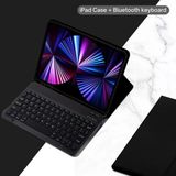 TEKNETSTORE Ipad Air 5. Nesil 10.9 Inç M1 2022 Tablet Uyumlu Bluetooth Klavyeli Kılıf (Türkçe Klavye) - Siyah