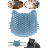 TEKNETSTORE Kedi Tarağı Yumuşak Silikon Sabitlenebilir Kedi Nanesi Kokulu Masaj / Temizlik Banyo Fırçası Oyuncak